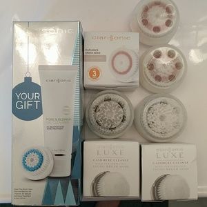NEW Clarisonic brush heads and cleanser